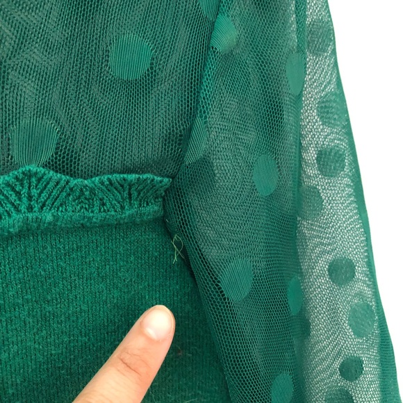 Knitted & Knotted Sweater Blouse - Picture 3 of 8